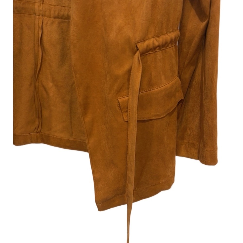 Kendall + Kylie Cognac Drawstring Jacket - Picture 4 of 4